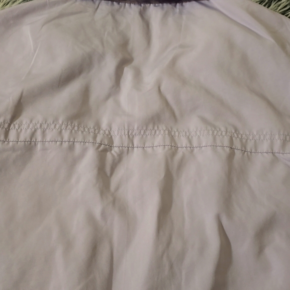 Cisono Lavender Zipp-Up Crop Jacket Sz Large - Picture 9 of 10